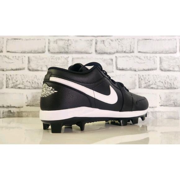 Nike Air Jordan 1 Retro MCS Low Black White CJ8524-011 sz 16 Men Baseball Cleats main image 4